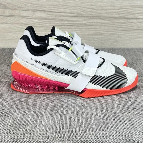 Nike Romaleos 4 SE 'Rawdacious' White Crimson Weightlifting DJ4487-121 Mens 13